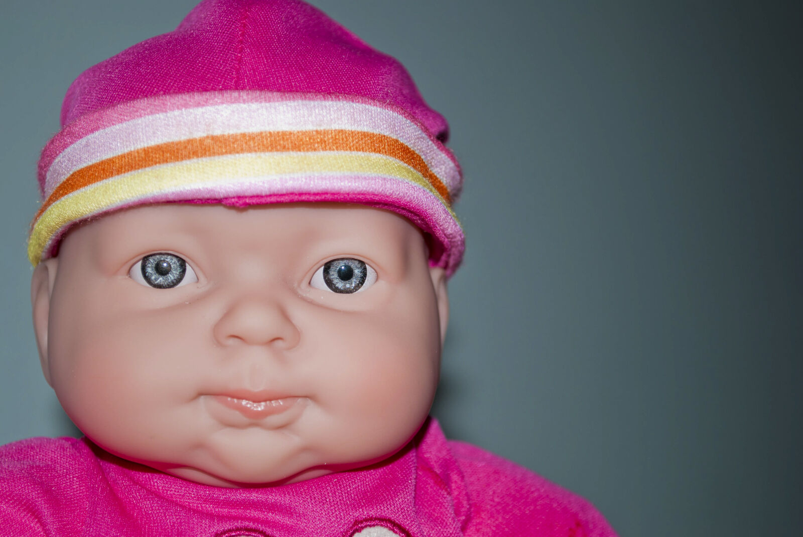 Nikon D3000 sample photo. Baby, baby, doll, blue photography