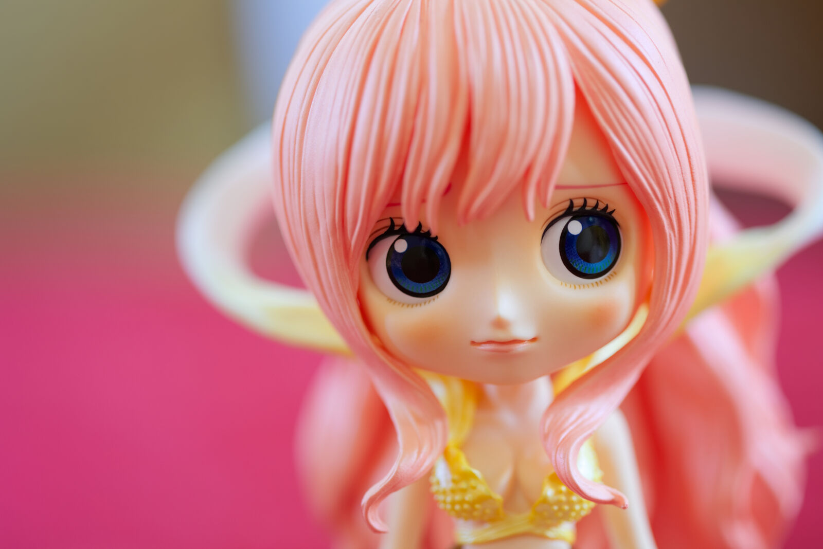 Canon EF 100mm F2.8 Macro USM sample photo. Blurred, background, figurine, shirahoshi photography