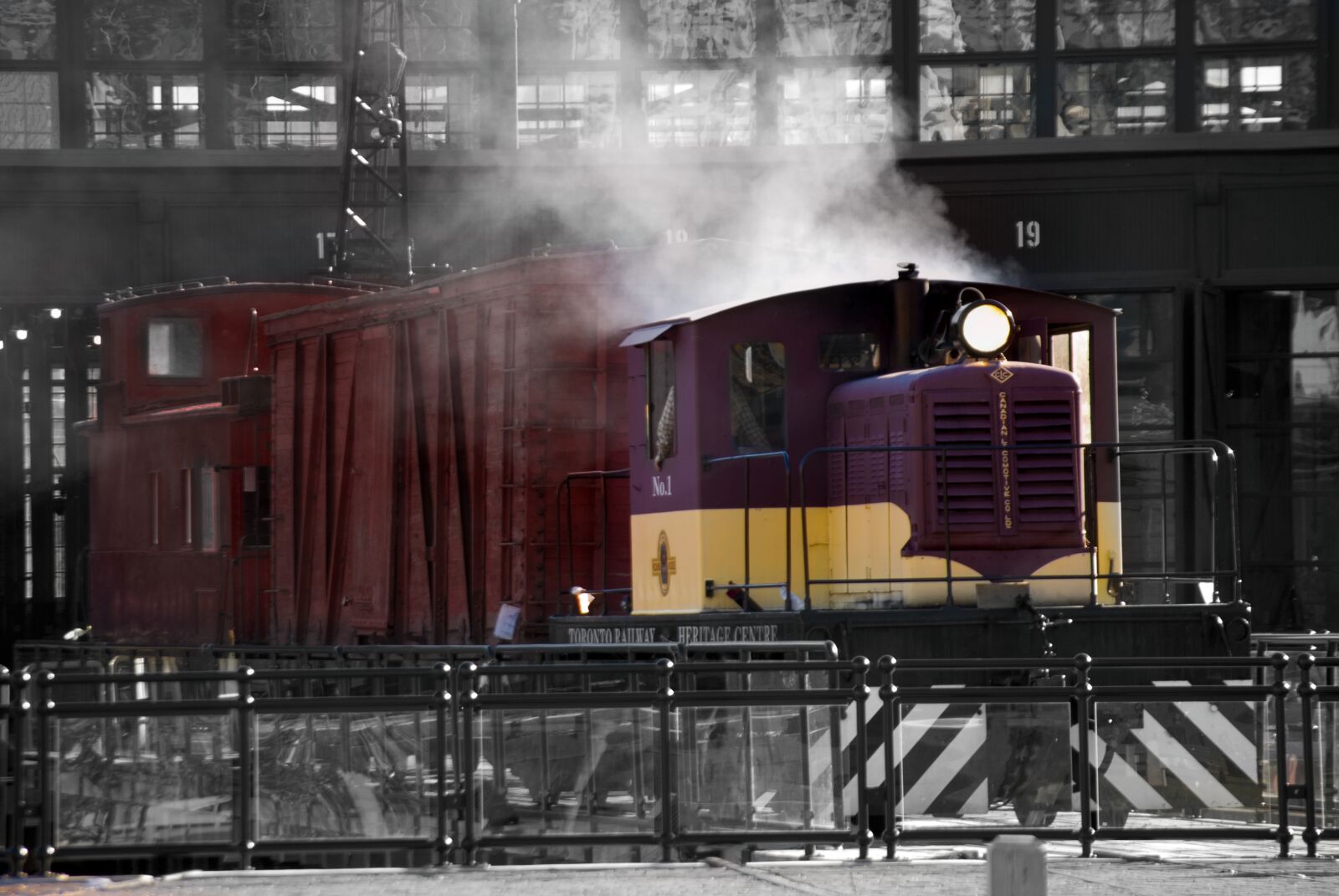 Nikon D60 sample photo. Train, steam engine, railway photography