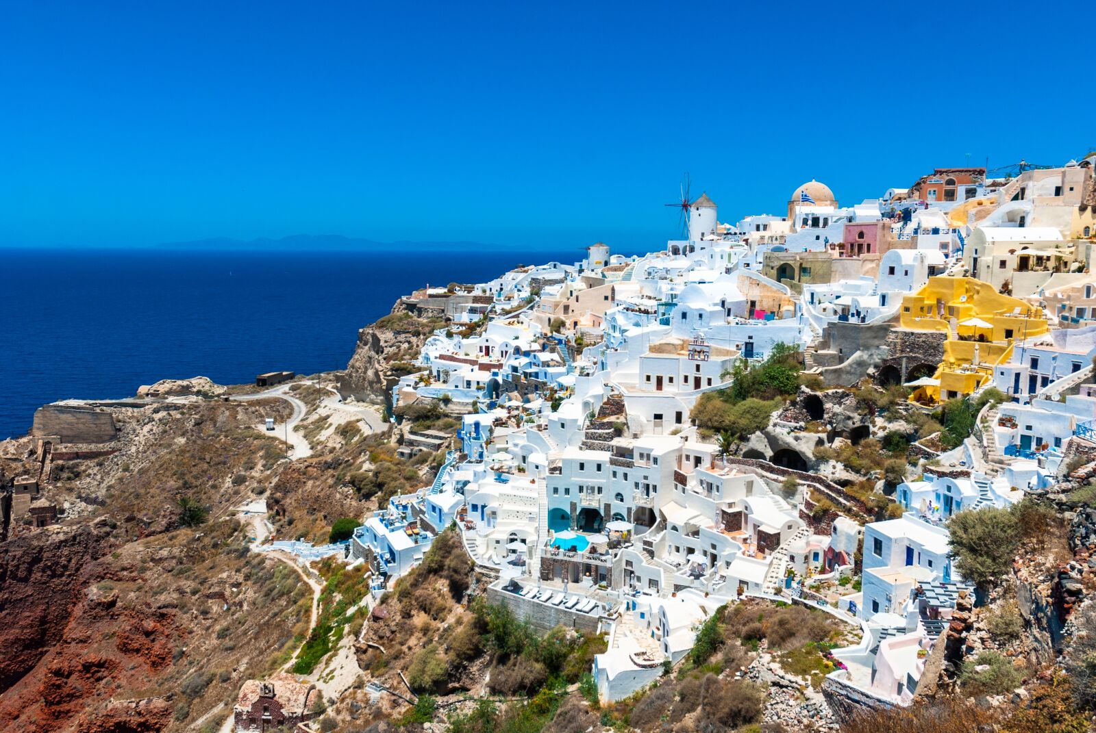 Nikon D80 sample photo. Greece, santorini, the sun photography