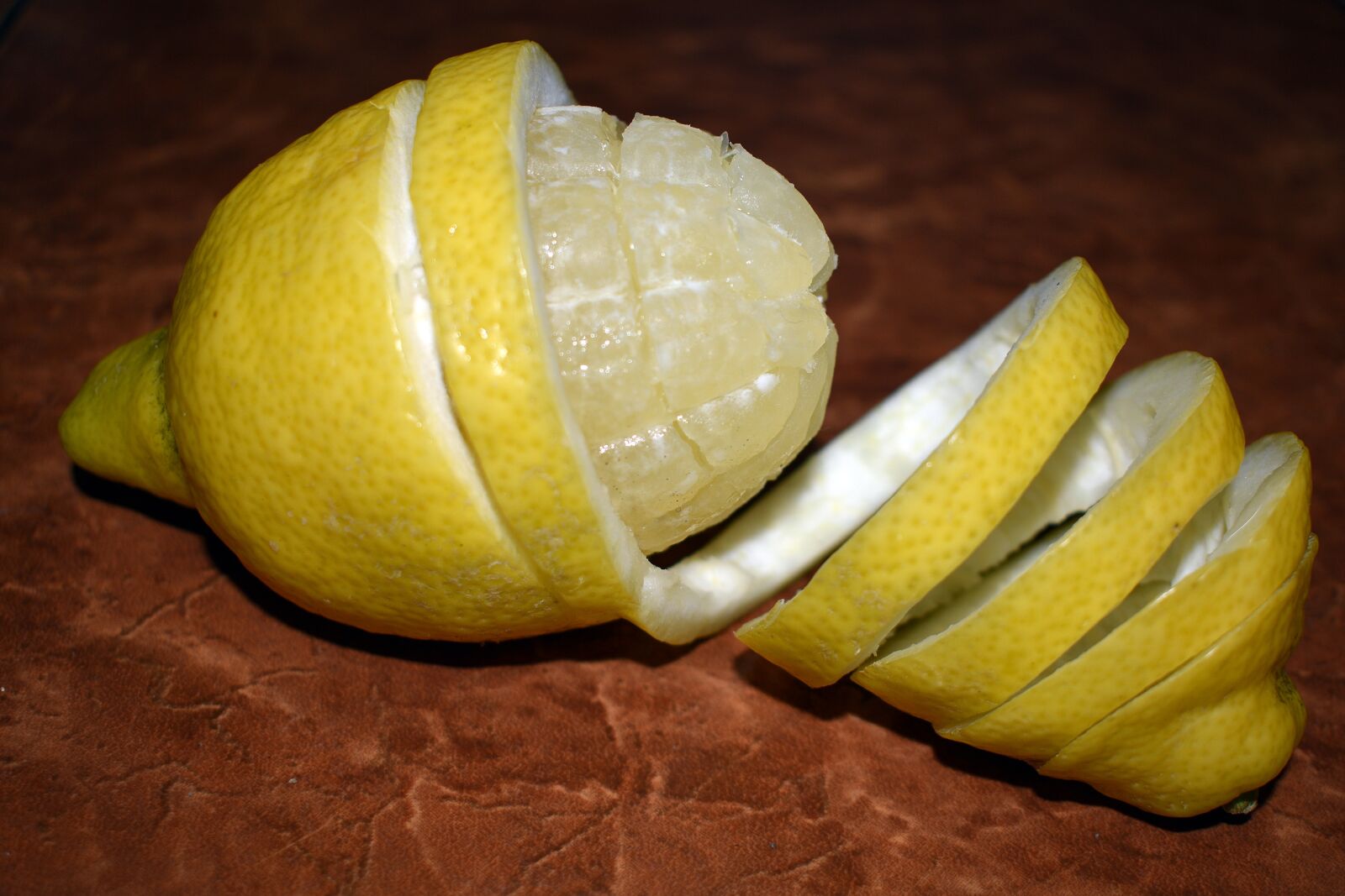Nikon D3400 sample photo. Lemon, yellow, fruit photography