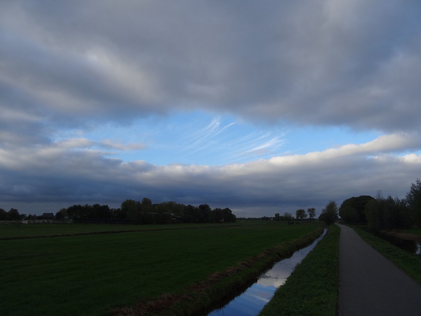 Sony DSC-HX50 sample photo. Clouds, polder, pasture photography