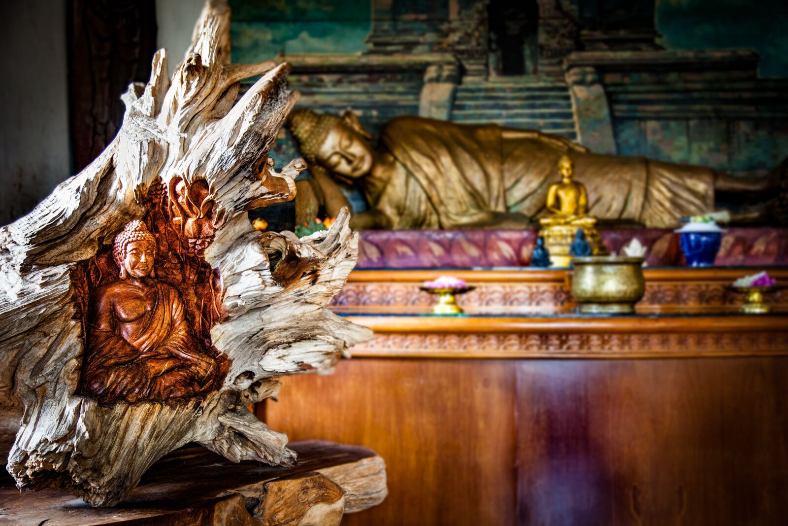 Canon EOS 5D Mark II sample photo. Buddha, temple, buddhism photography