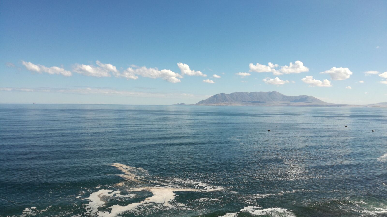 HUAWEI P9 LITE sample photo. Sea, hill, brown photography