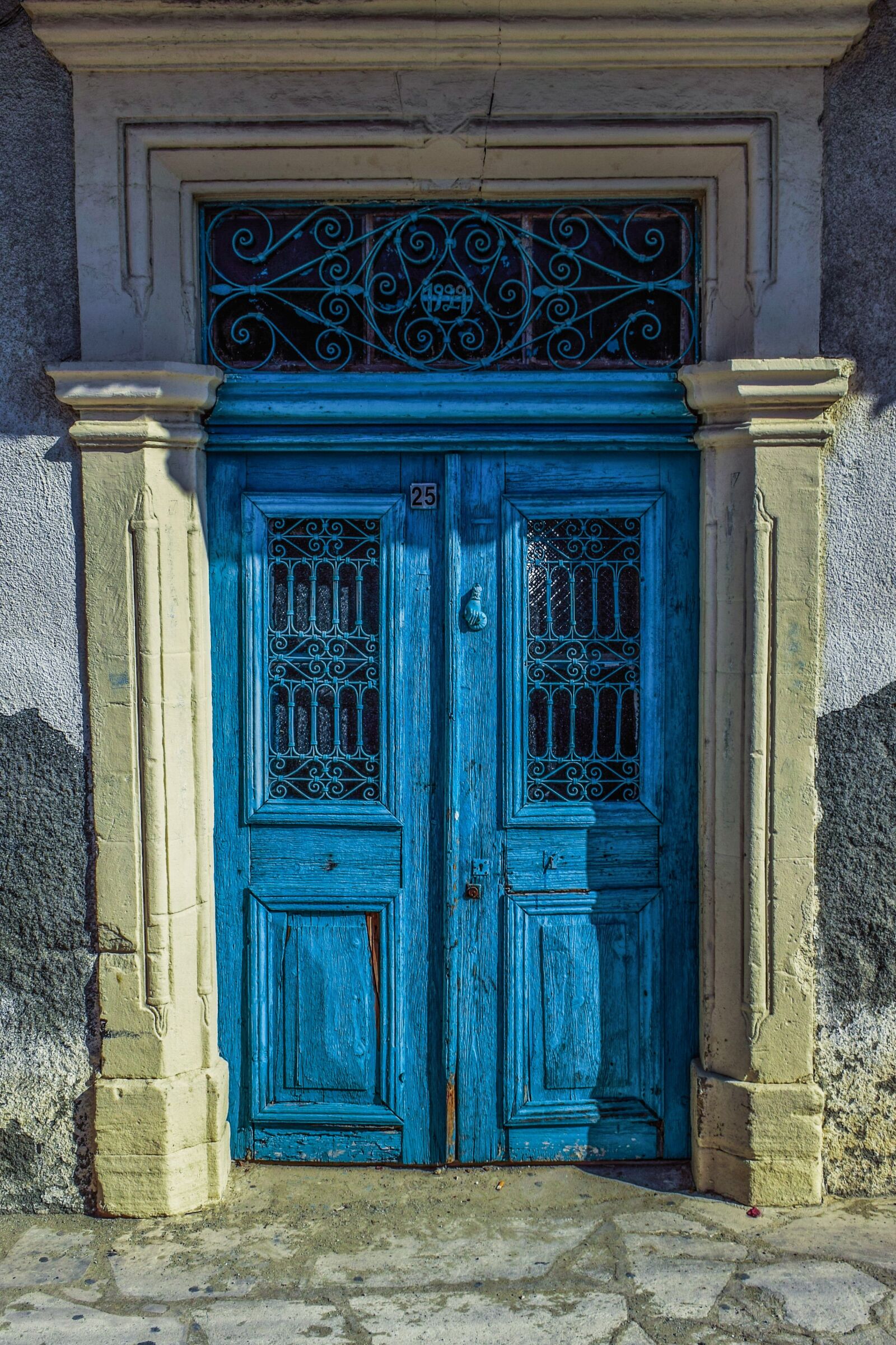 Nikon D3300 sample photo. Gate, door, blue photography