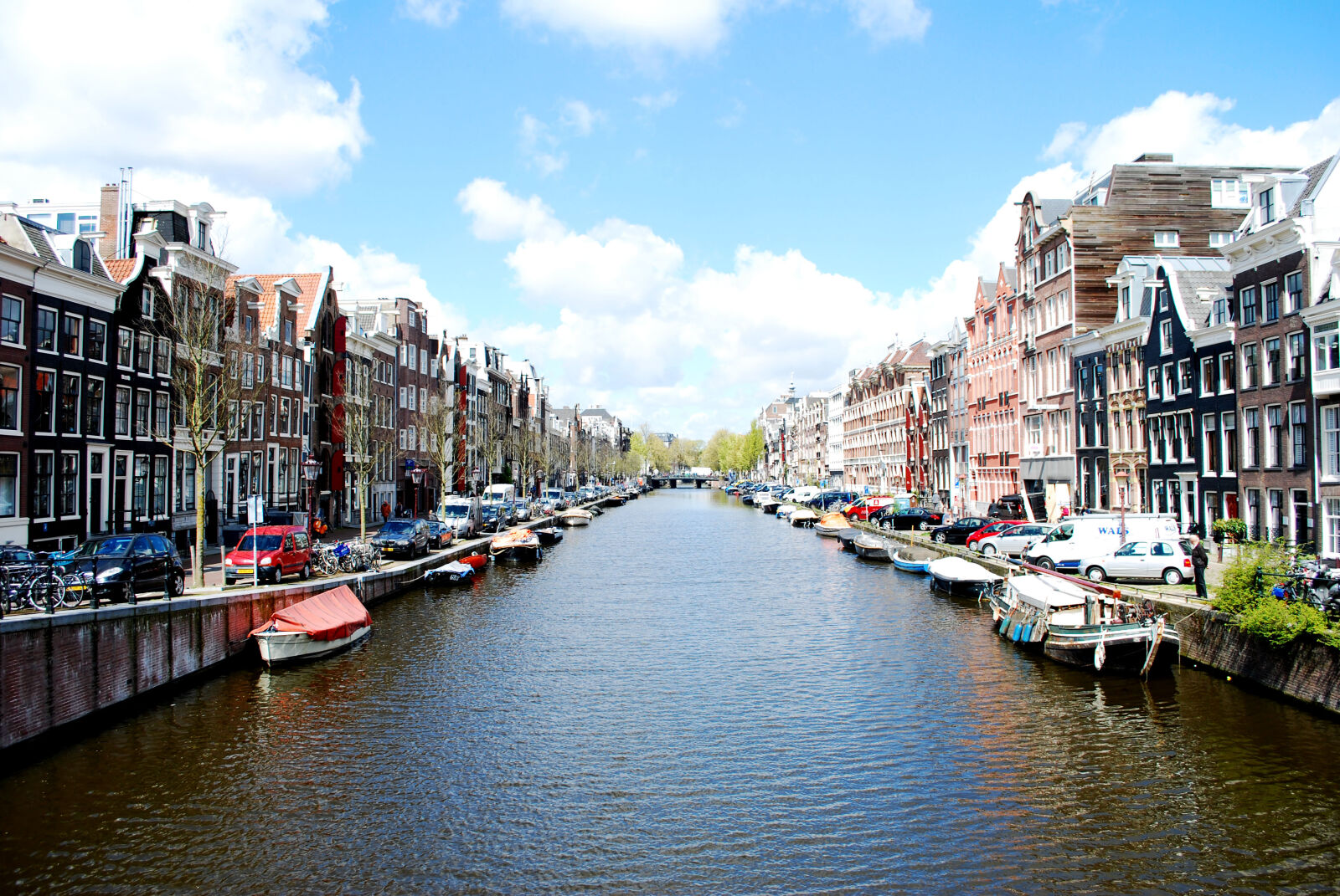 Nikon D60 sample photo. Amsterdam, boats, channel, houses photography