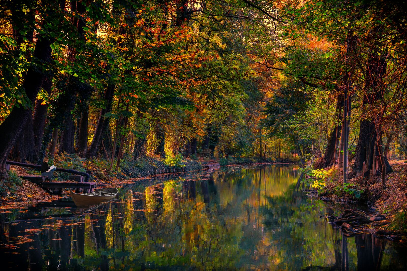 Sony a6000 sample photo. Spreewald, water, channel photography