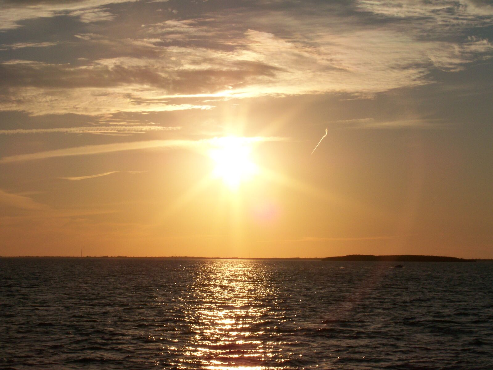 Kodak EASYSHARE Z1012 IS DIGITAL CAMERA sample photo. Florida, sunset photography
