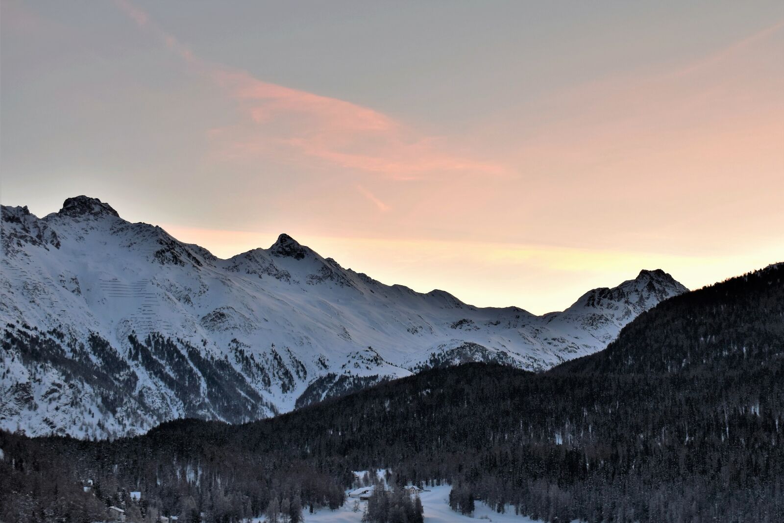 Nikon D5500 sample photo. Winter, mountains, ski area photography