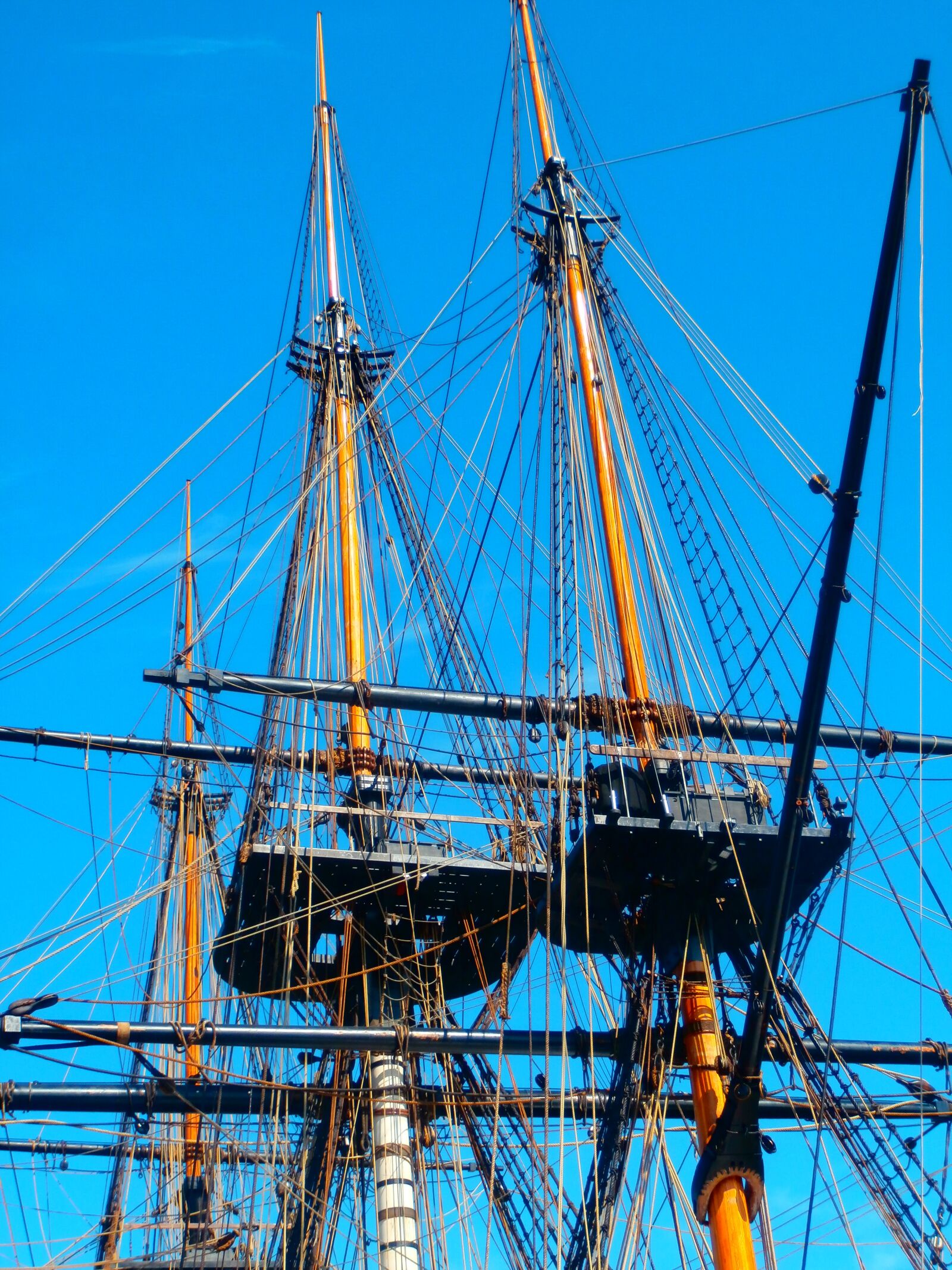 Olympus VR360,D760 sample photo. Sailboat, mast, ship photography