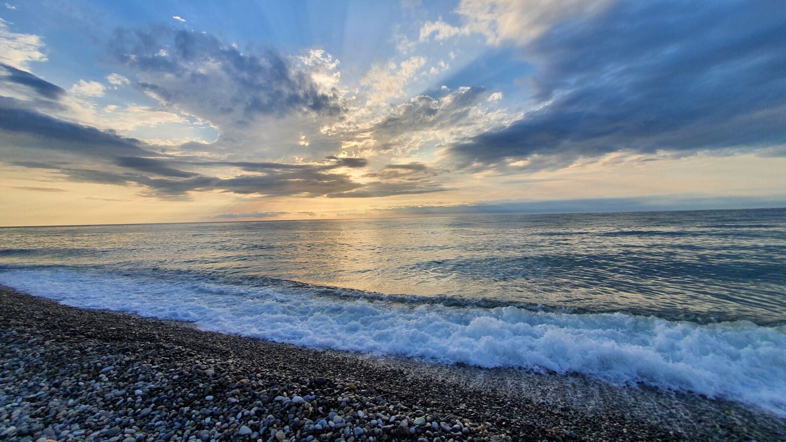 Samsung SM-G973F sample photo. Sea, sunset, ocean photography