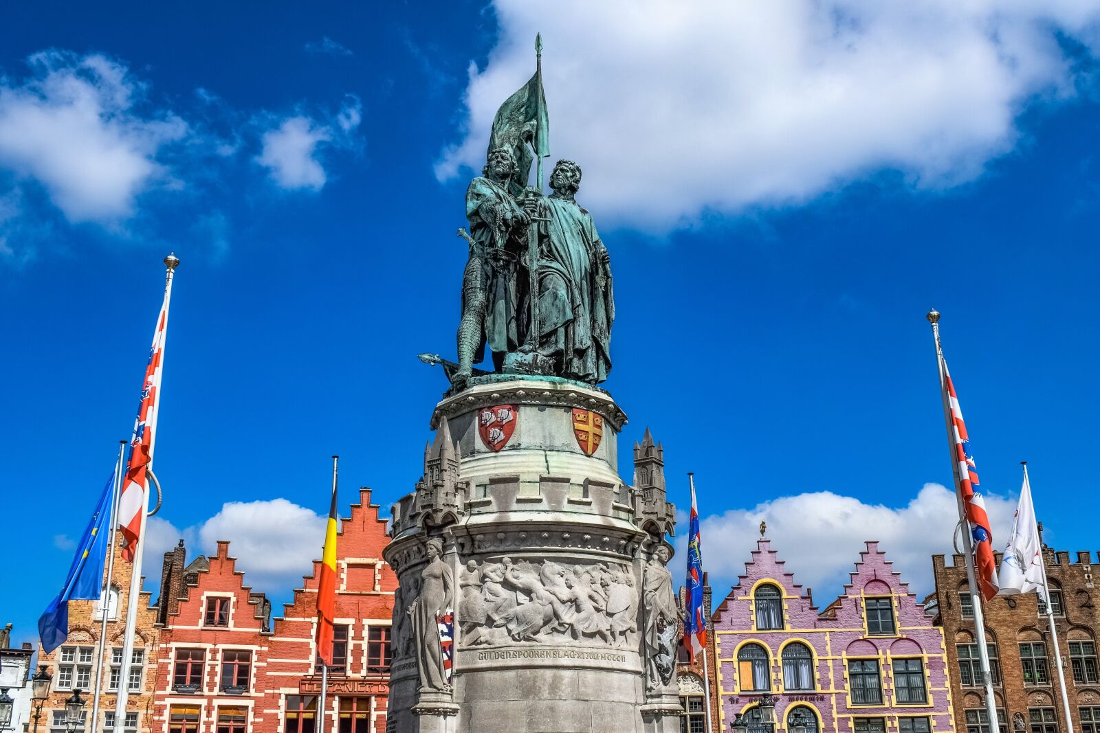 Nikon D3300 sample photo. Brugge, markt, square photography