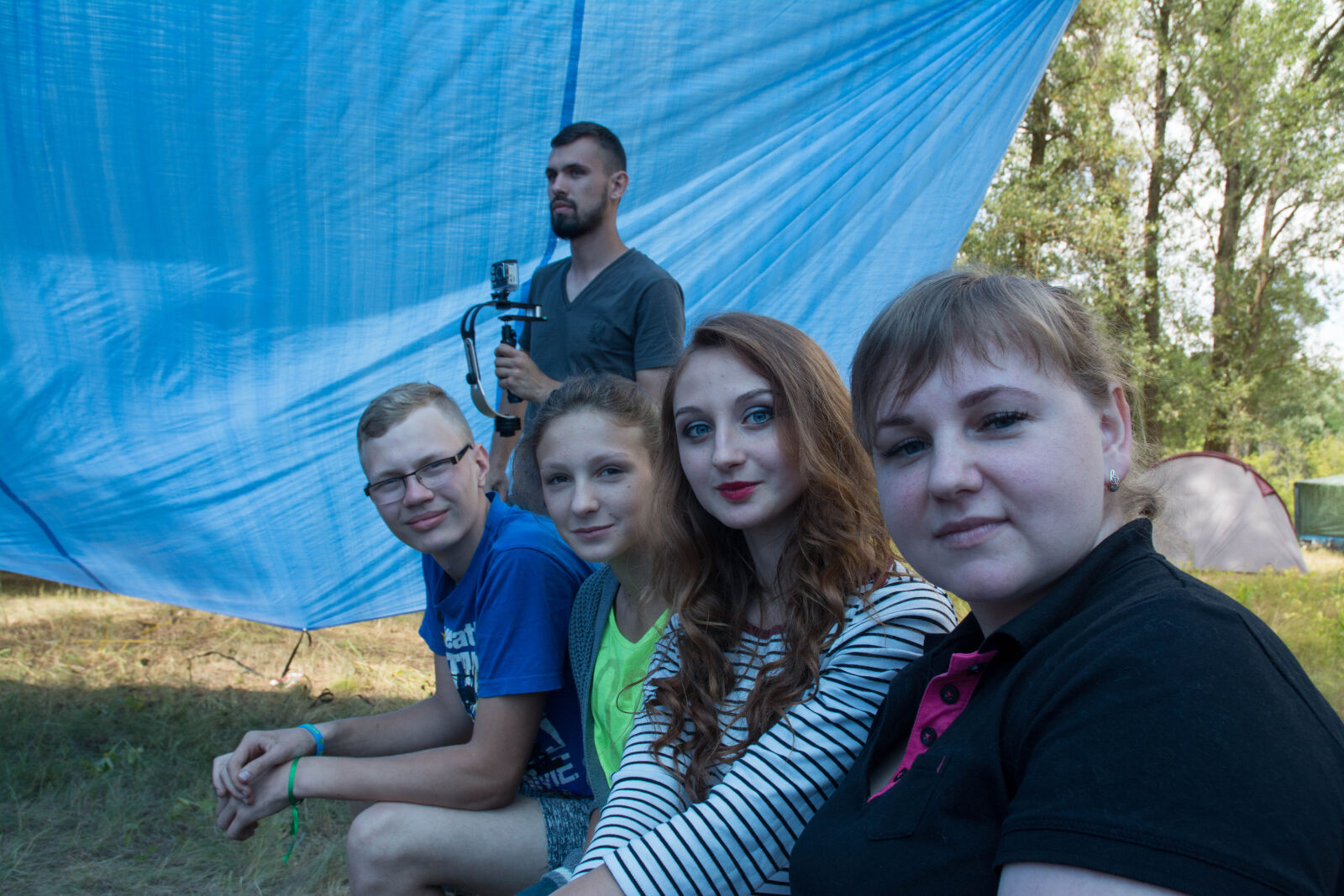 Nikon D7100 sample photo. Camp, dip, forest, pine photography