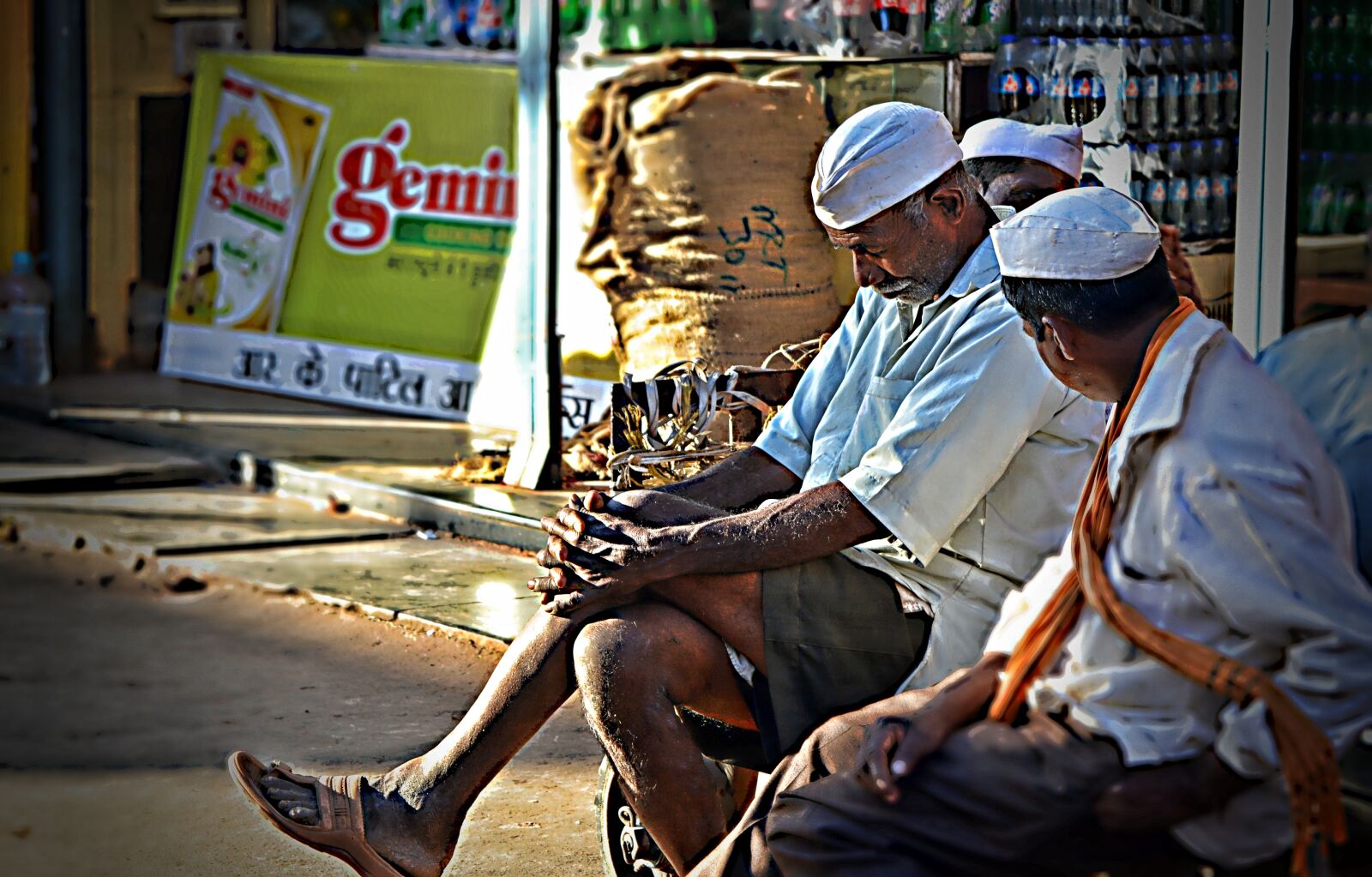 Nikon D5200 sample photo. India, sad, village photography