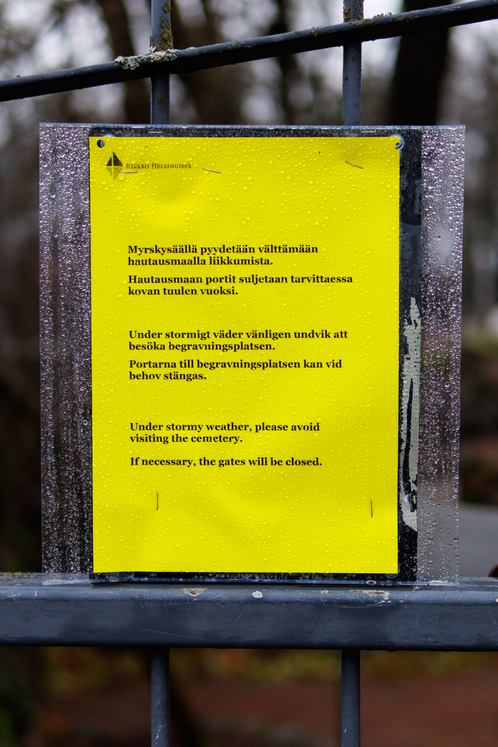 Sigma 30mm F1.4 DC DN | C sample photo. Storm weather notice photography