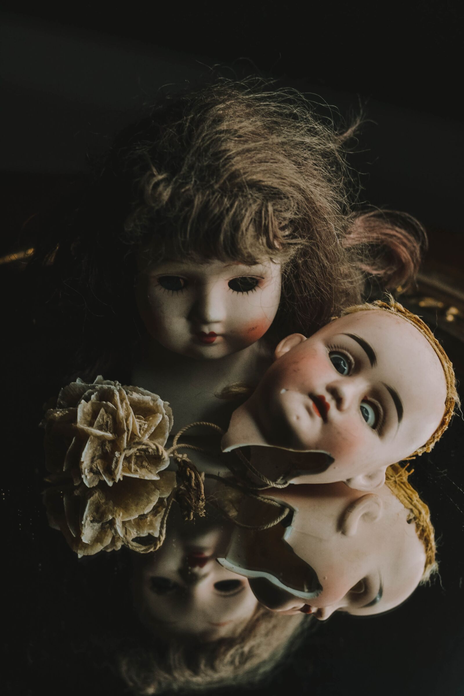 Nikon D3100 sample photo. Doll, doll head, halloween photography