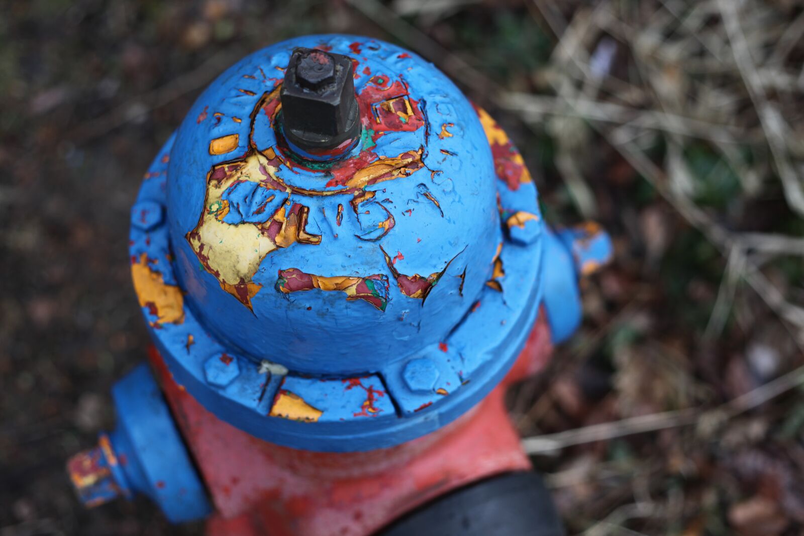 Canon EOS 5D Mark II sample photo. Hydrant, red, weathering photography
