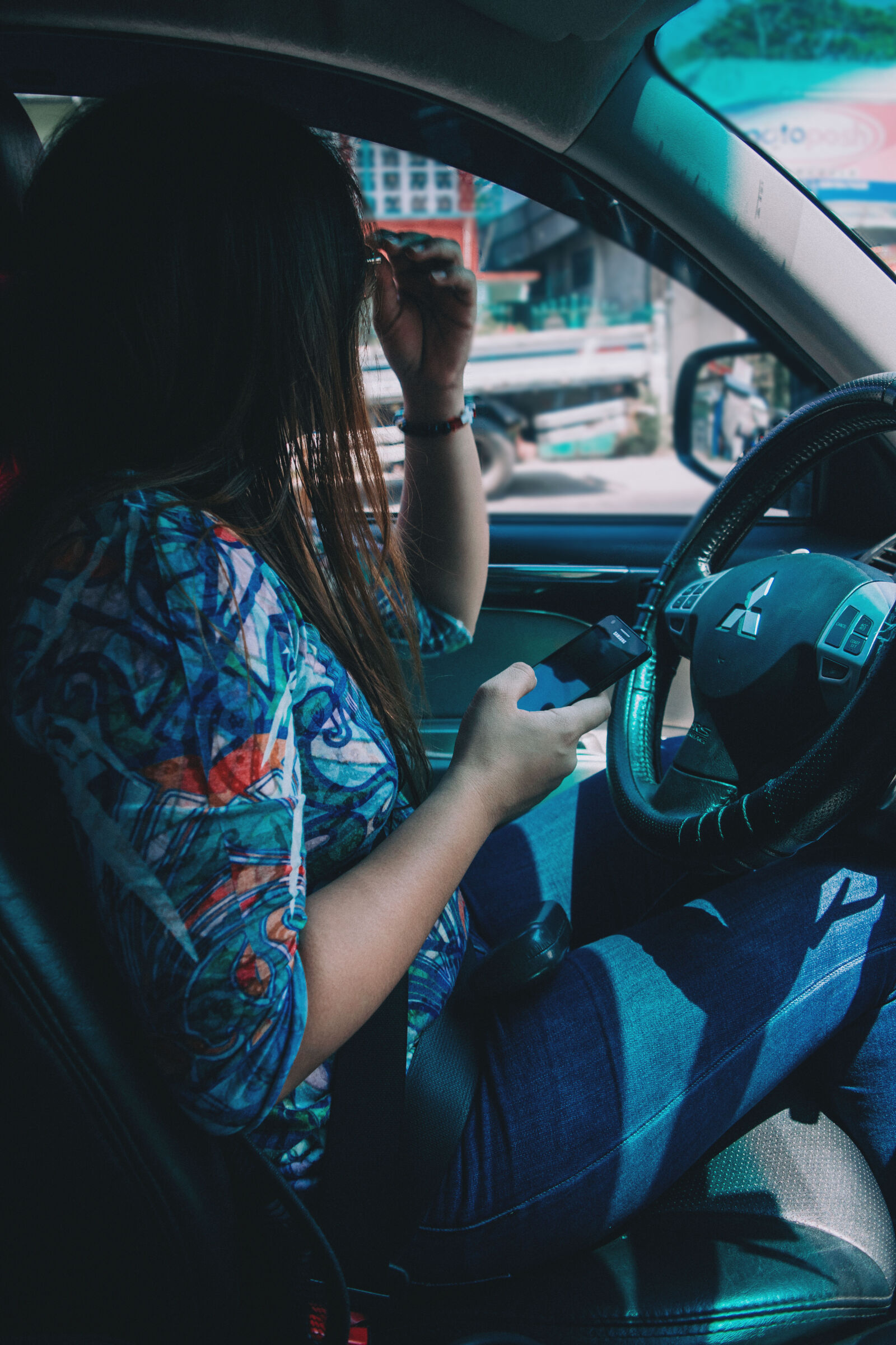 Nikon D5300 sample photo. Driver, girl photography