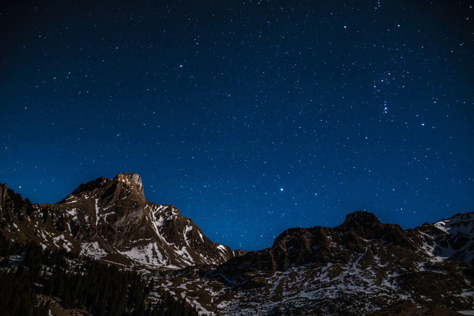 Canon EOS 70D + Tamron 16-300mm F3.5-6.3 Di II VC PZD Macro sample photo. Starry sky, star, mountains photography