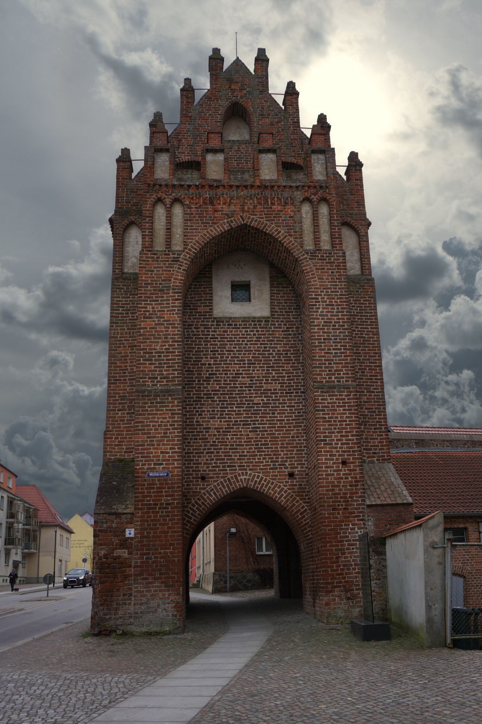 Sony a6000 sample photo. Goal, mühlentor, templin photography