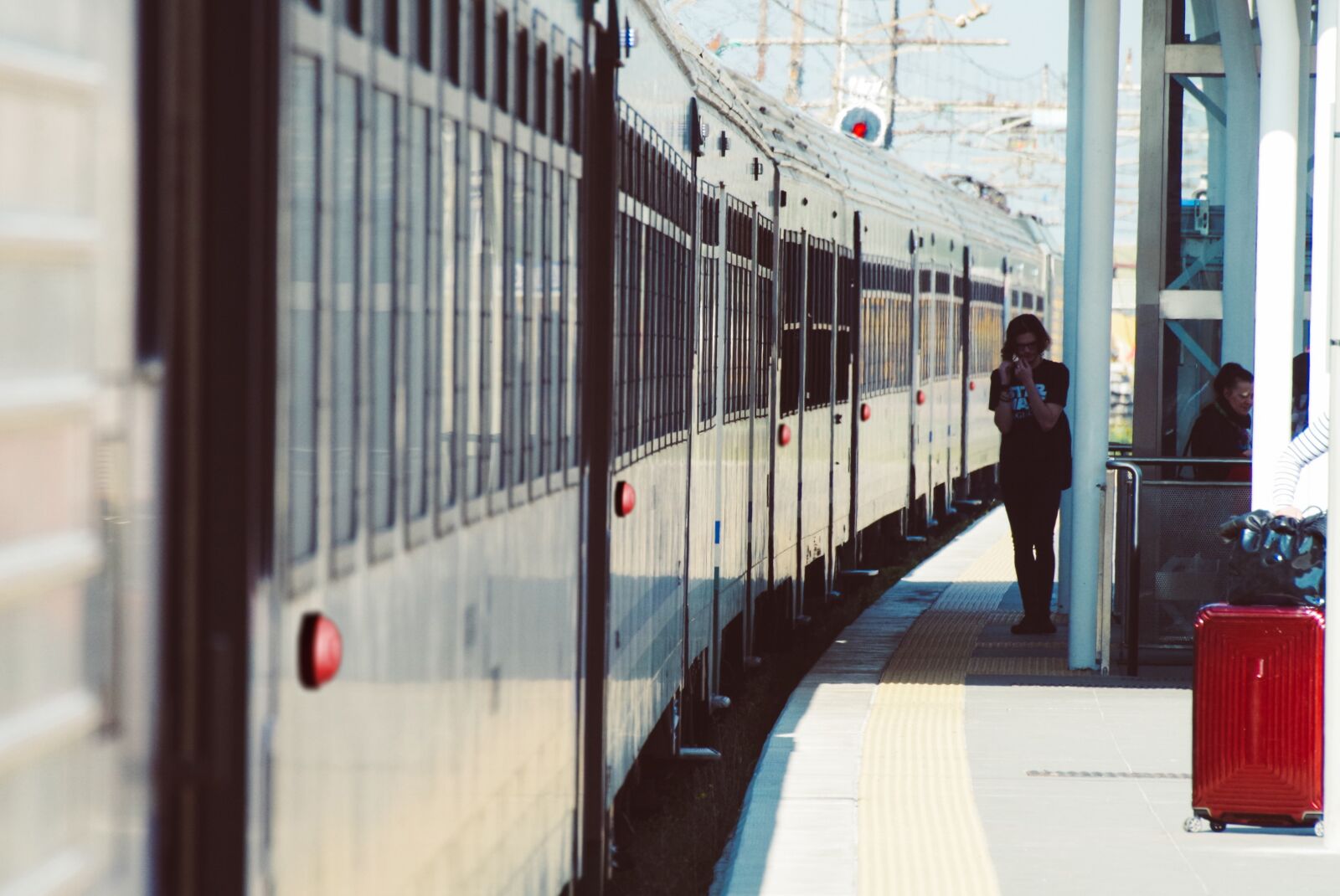 Pentax K-30 sample photo. Railway station, track, rail photography