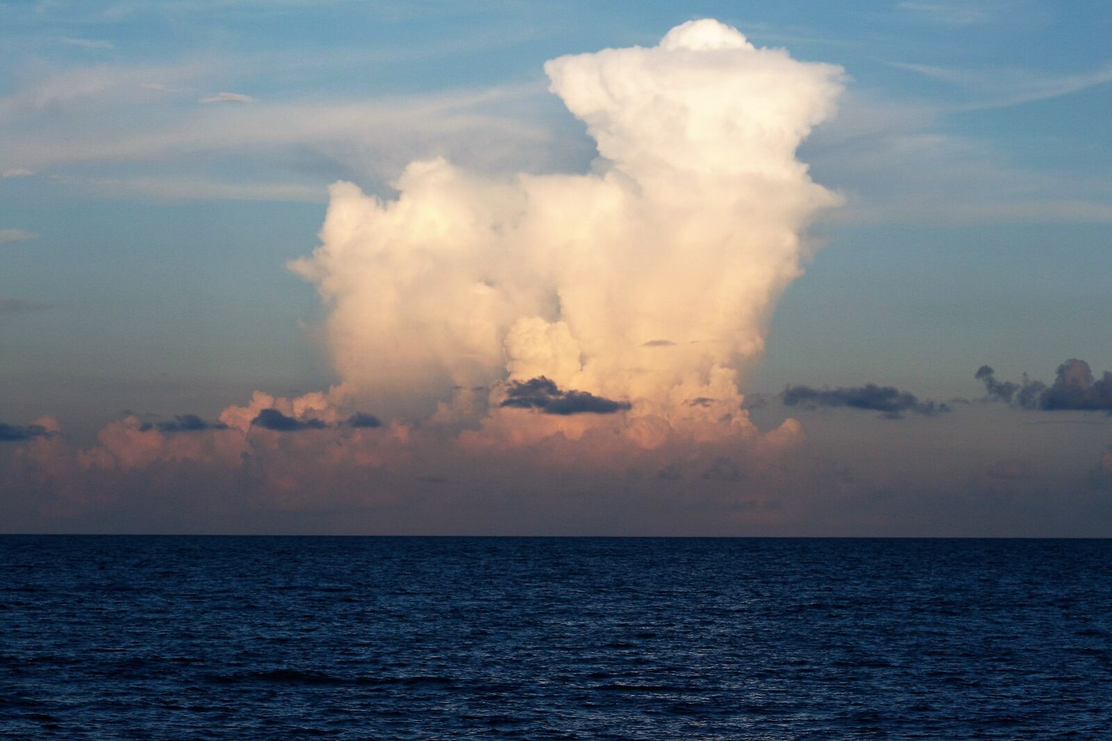 Canon EOS 20D sample photo. Clouds, ocean, sky photography