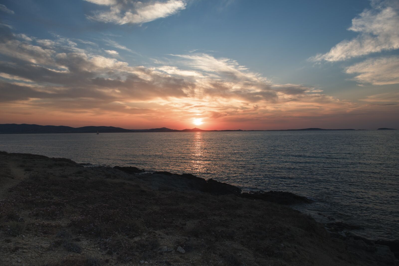 Nikon D750 sample photo. Greece, naxos island, sunset photography