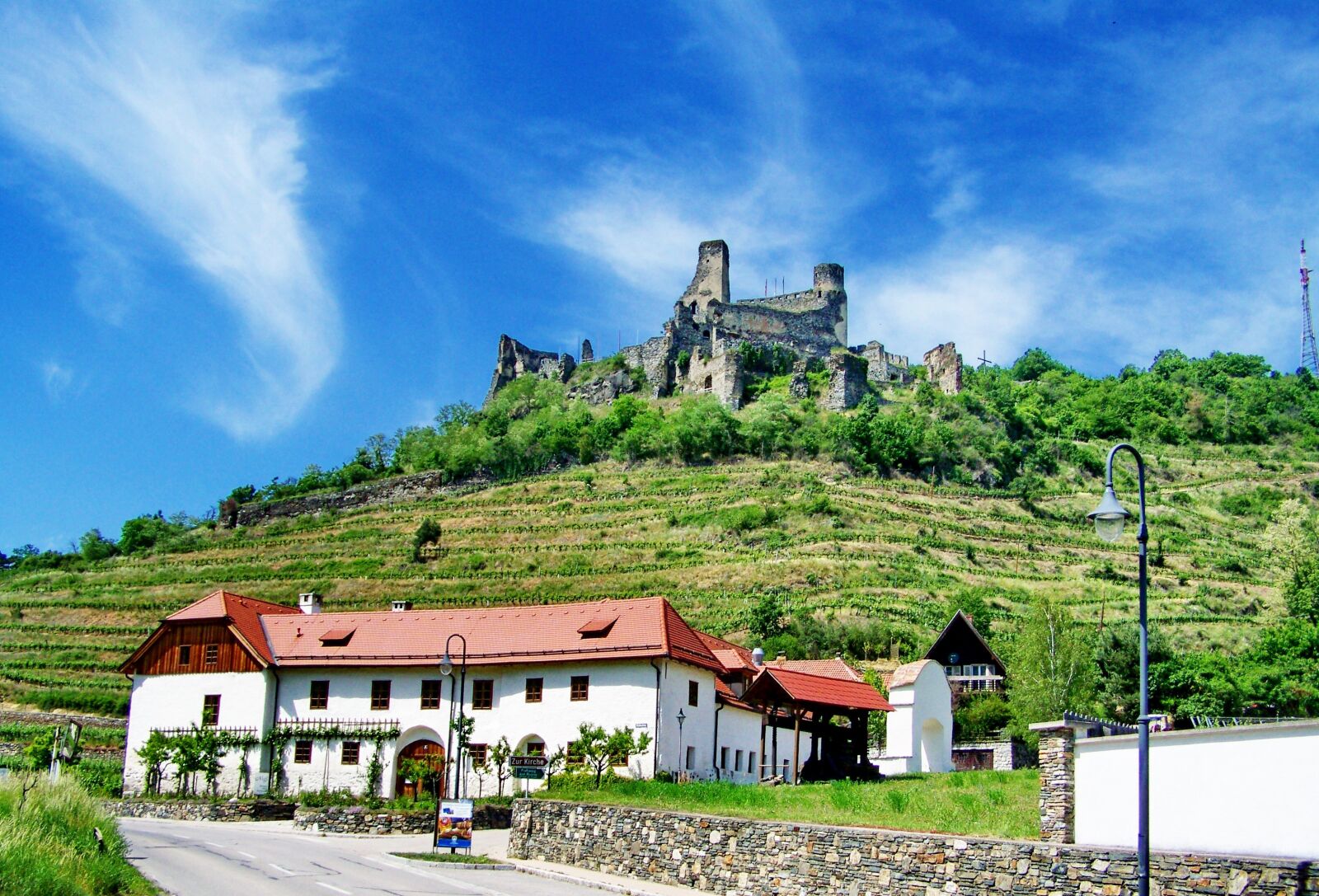 Kodak EASYSHARE ZD710 ZOOM DIGITAL CAMERA sample photo. Castle ruins, senftenberg, austria photography