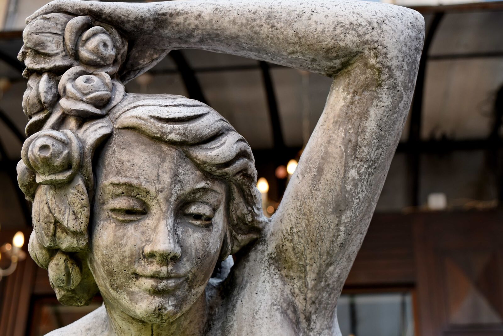 Nikon D5500 sample photo. Sculpture, woman, statue, art photography
