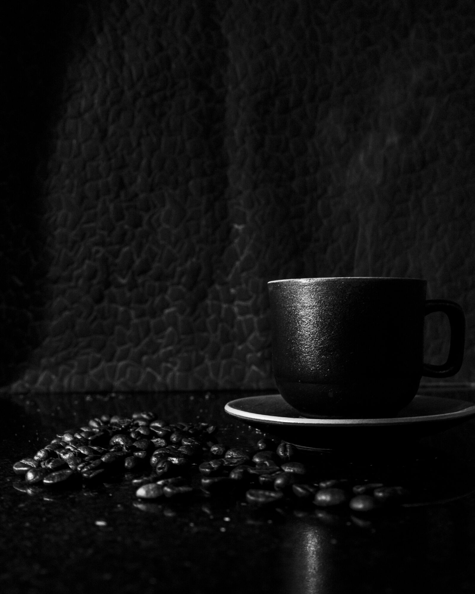 Sony a7 II sample photo. Coffee, coffee bean, lowkey photography