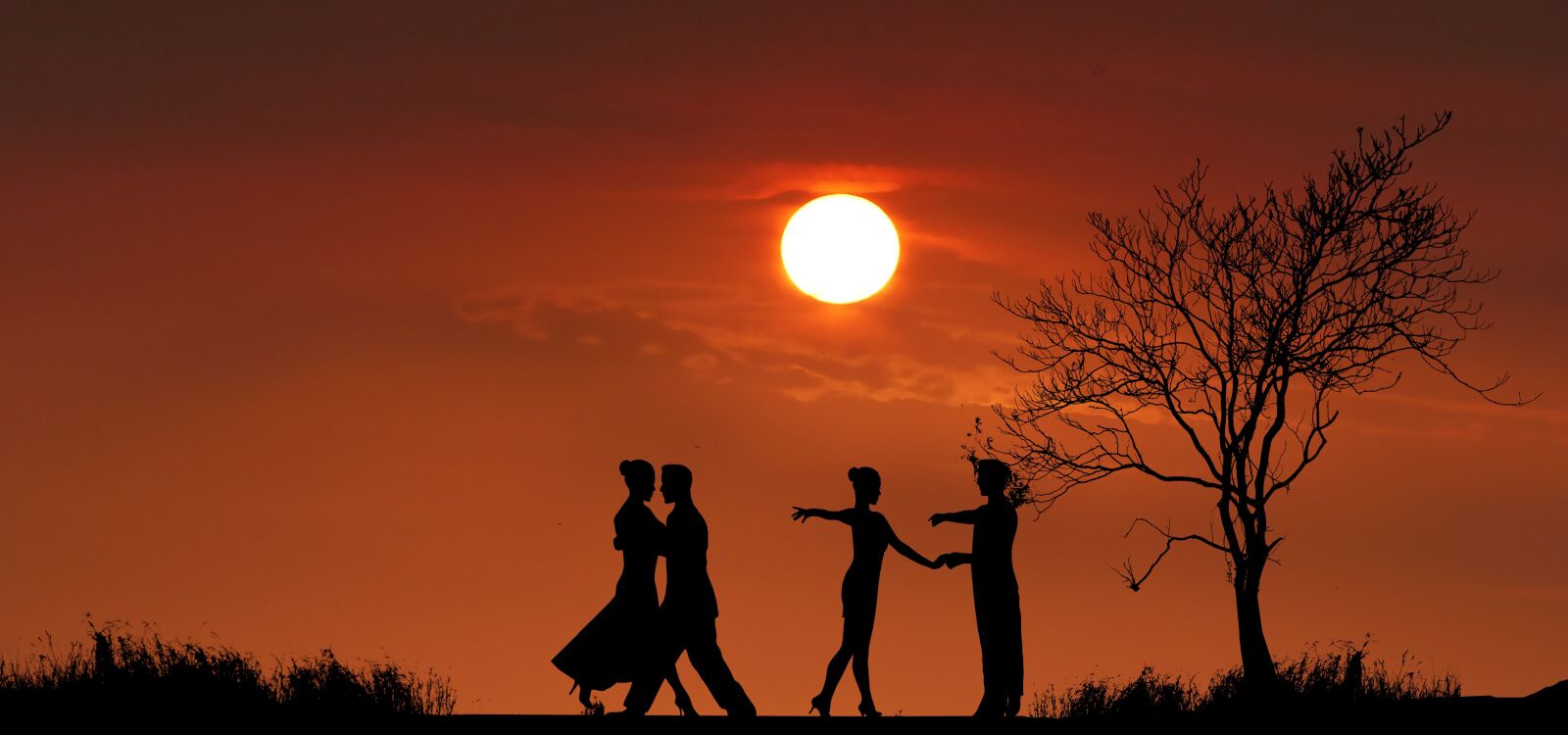 Panasonic Lumix DMC-FZ200 sample photo. Sunset, nature, couples photography