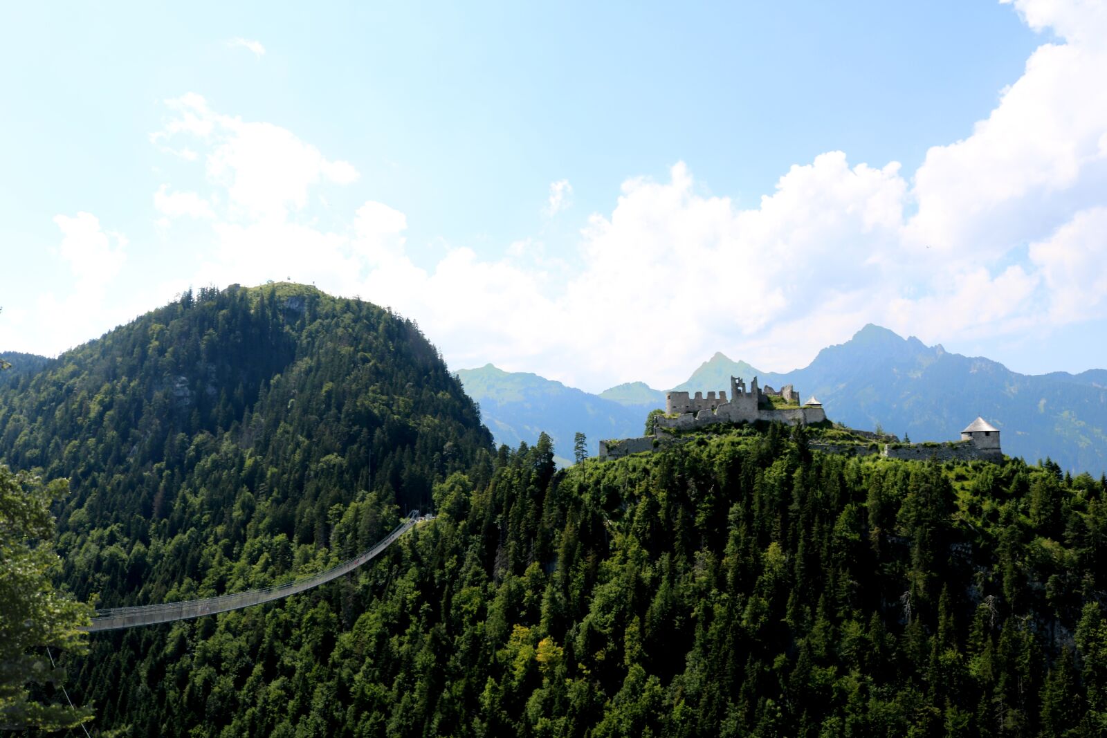 Canon EOS 750D (EOS Rebel T6i / EOS Kiss X8i) sample photo. Highline179, suspension bridge, austria photography