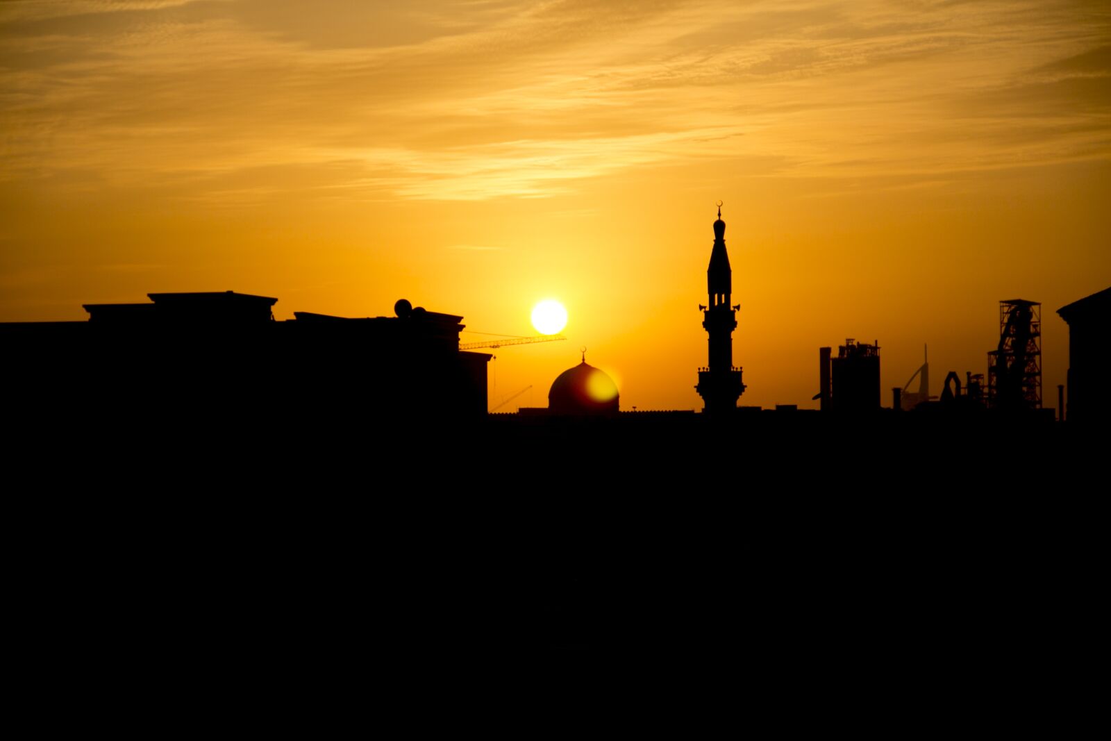 Canon EOS 60D sample photo. Sunset, mosque, black photography