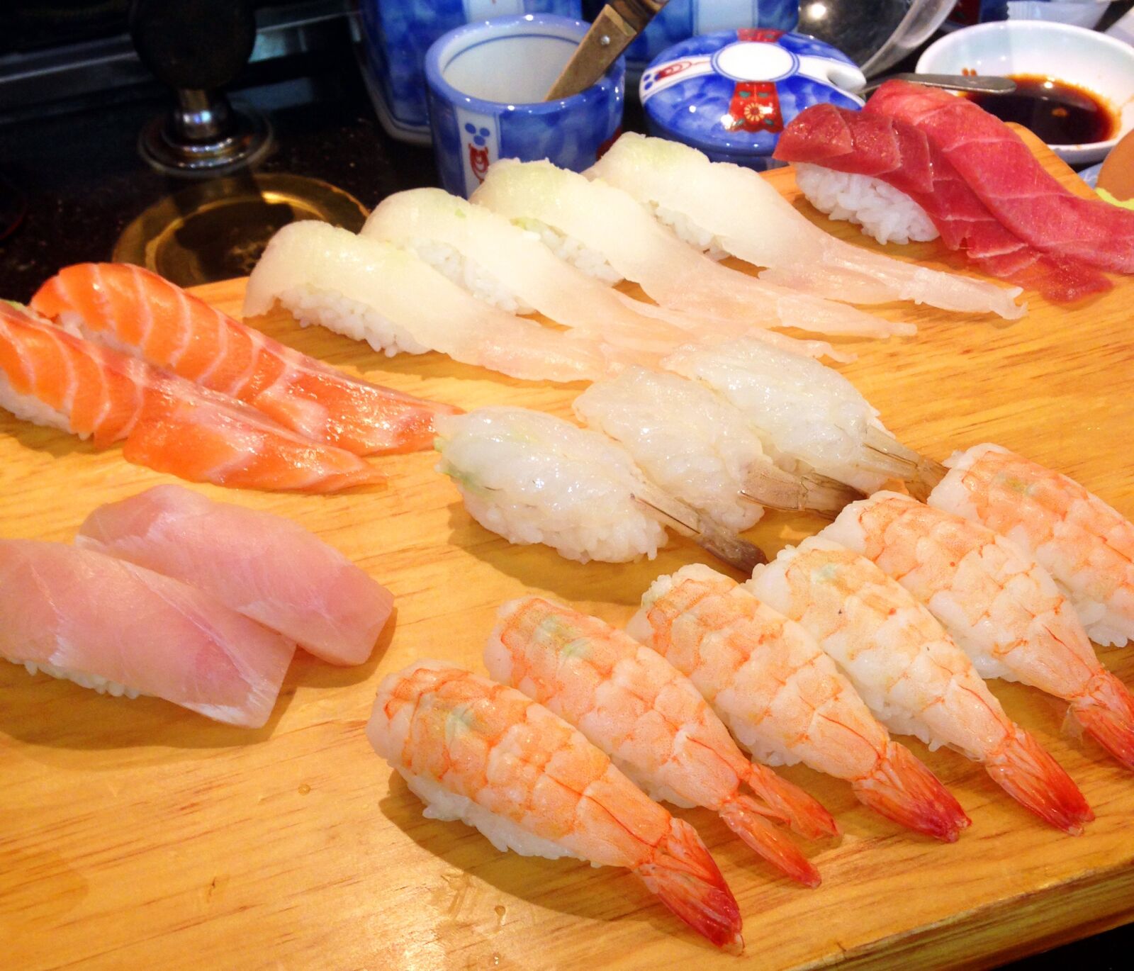 Apple iPhone 5 sample photo. Sushi, japanese, salmon photography