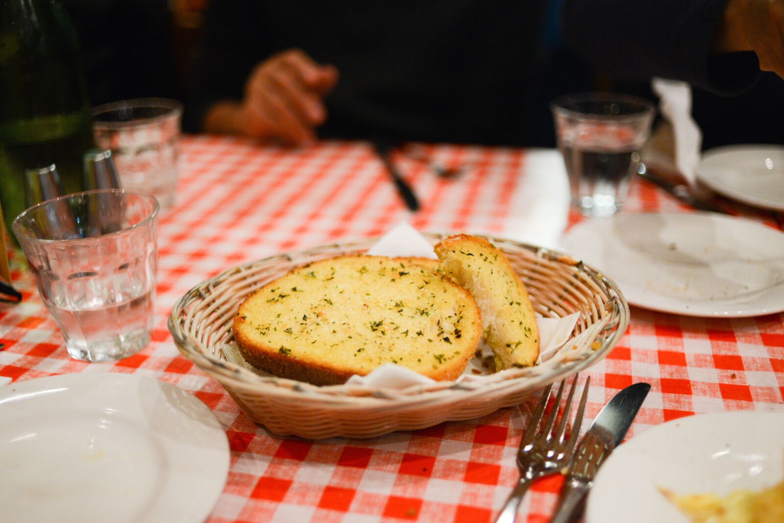 Nikon D600 sample photo. Garlic bread, butter, home-made photography
