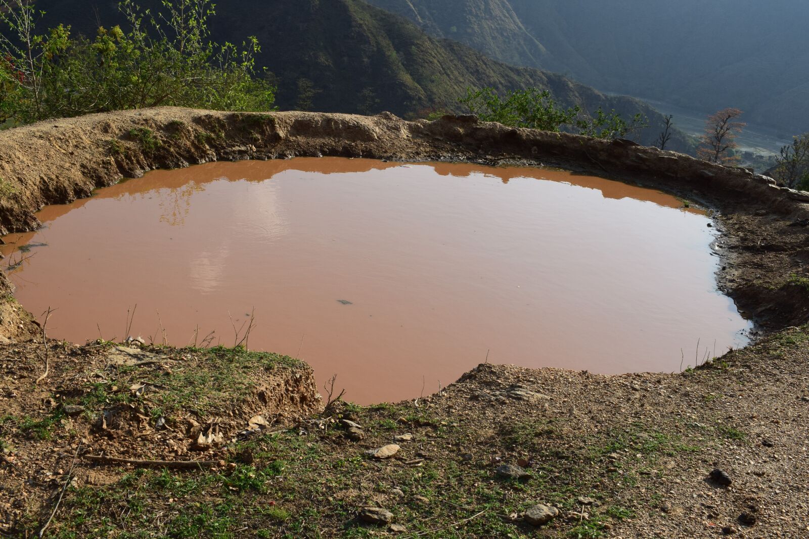 Nikon D5300 sample photo. Rainwater dam, wastewater, a photography