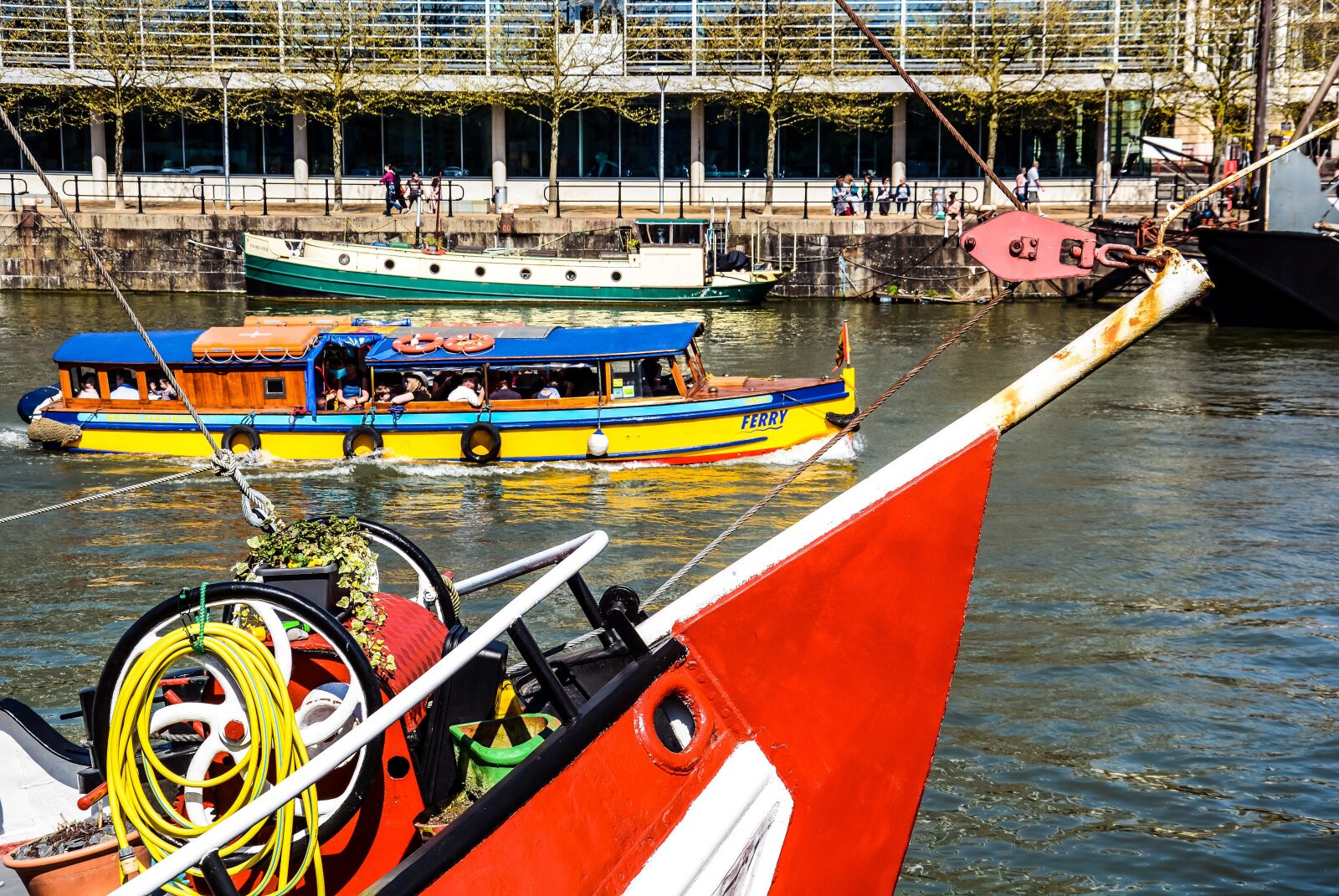 Nikon D7100 sample photo. Bristol, harbour, boat photography