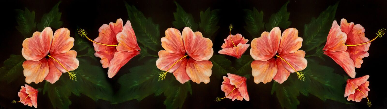Olympus TG-5 sample photo. Painting, flowers, hibiscus photography