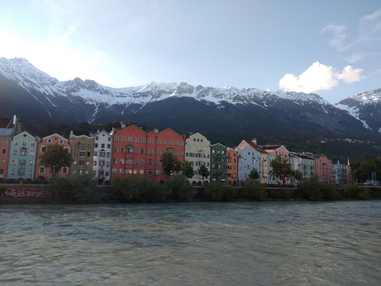 OPPO A3S sample photo. Innsbruck, austria, river photography