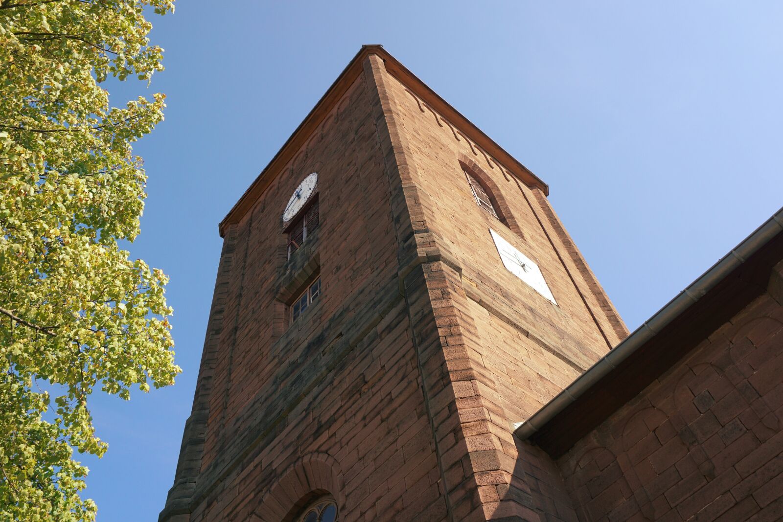 Sony a6000 sample photo. Church, tower, clock photography