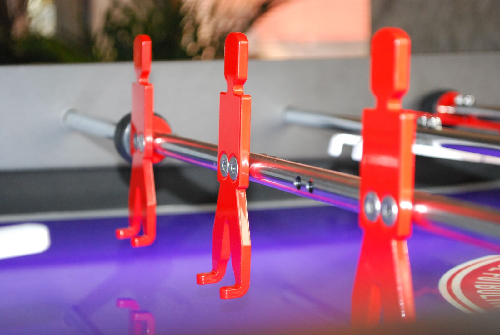 Nikon D60 sample photo. Futbolin, player, bar photography