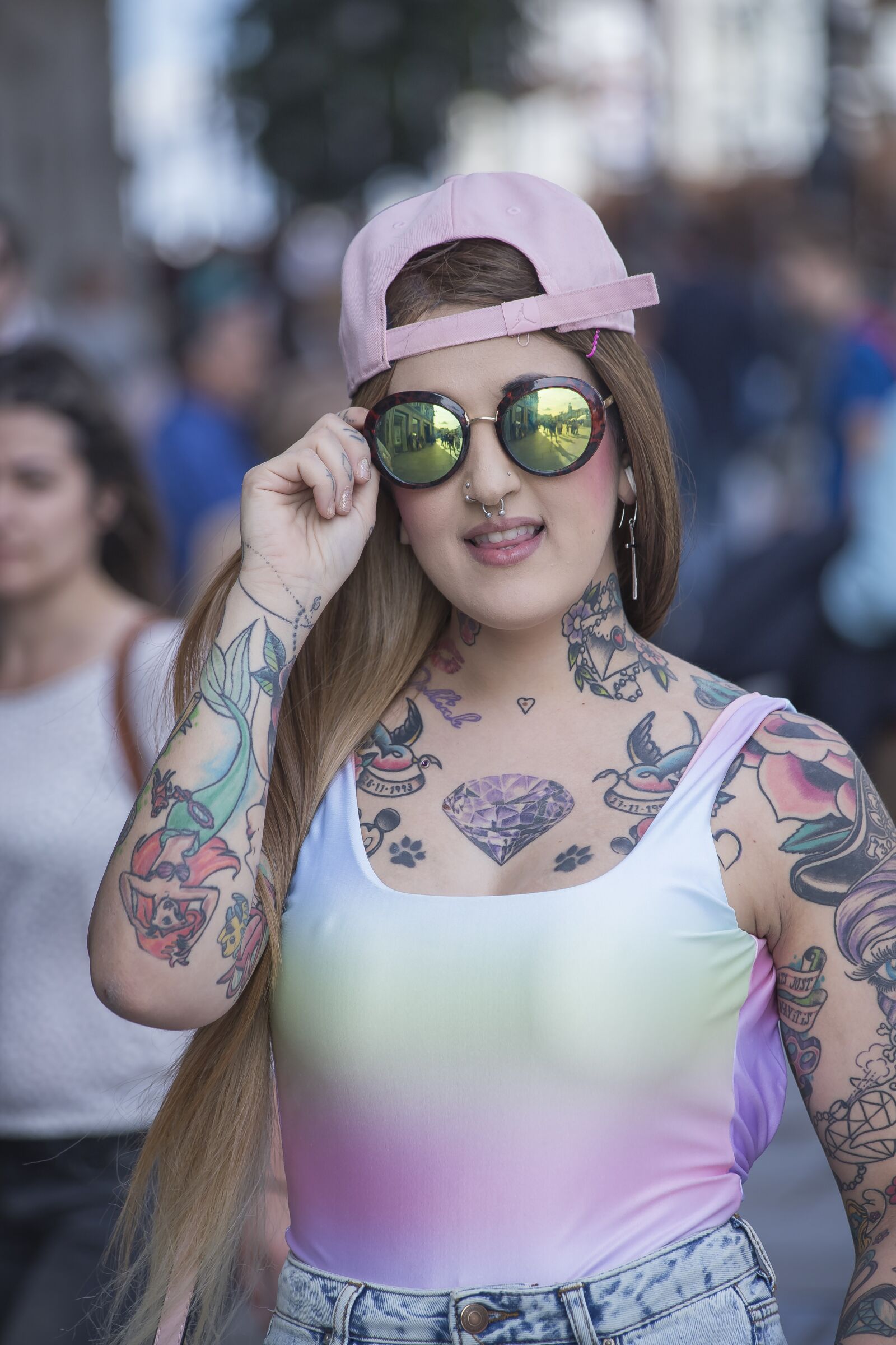Canon EF 70-300mm F4-5.6 IS USM sample photo. Urban, girl, fashion photography