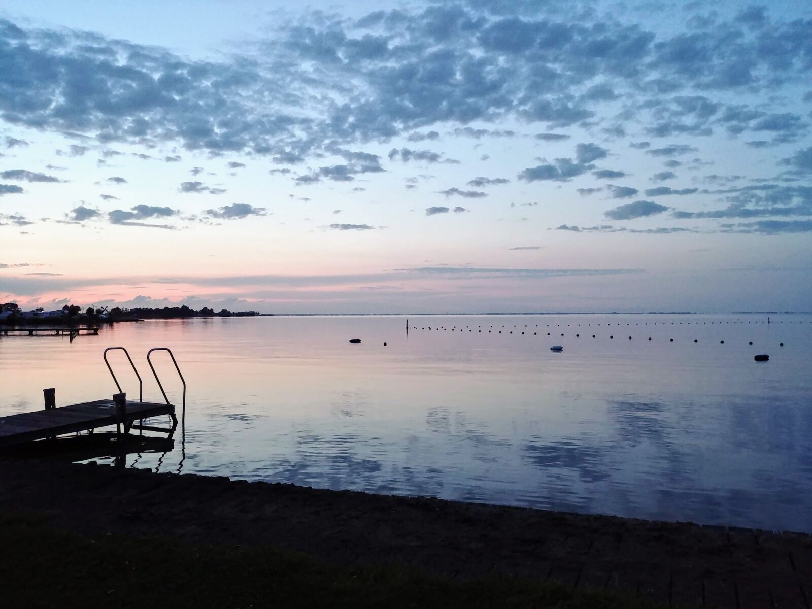 LG G6 sample photo. Sunset, ijsselmeer, edam photography