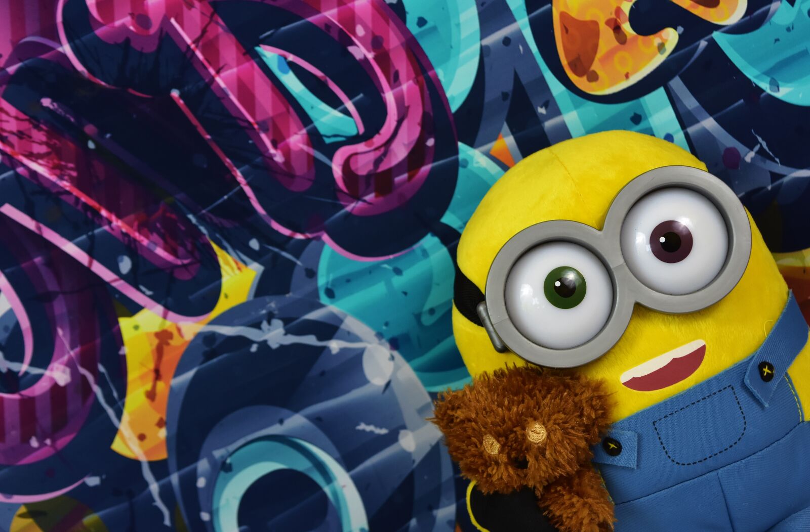 Nikon D7200 sample photo. Minion, teddy, funny photography