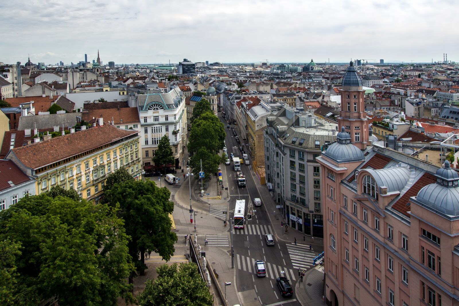 Canon EOS 600D (Rebel EOS T3i / EOS Kiss X5) sample photo. Vienna, panorama, downtown photography
