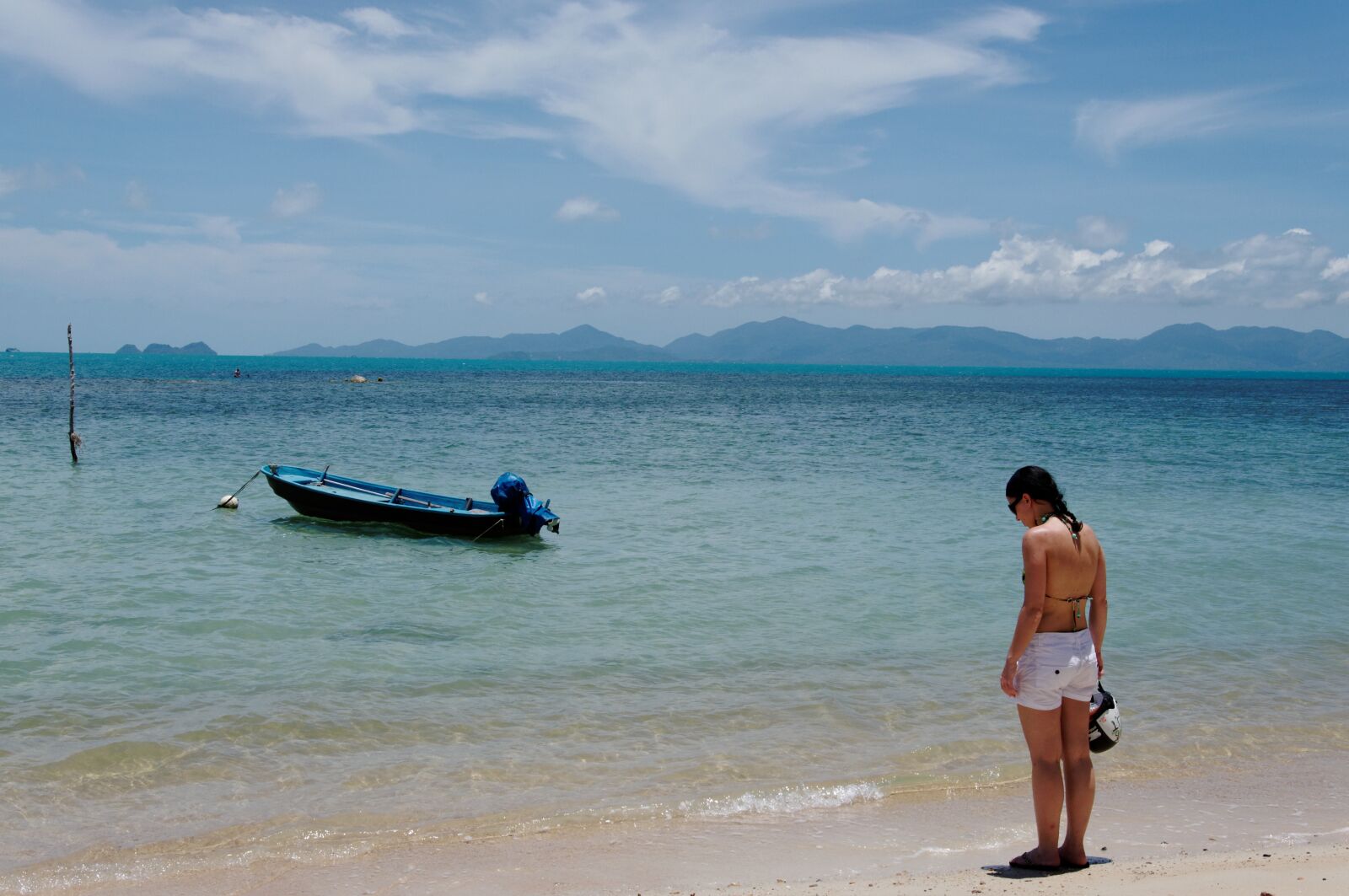 Nikon D90 sample photo. Thailand, boat, stand photography