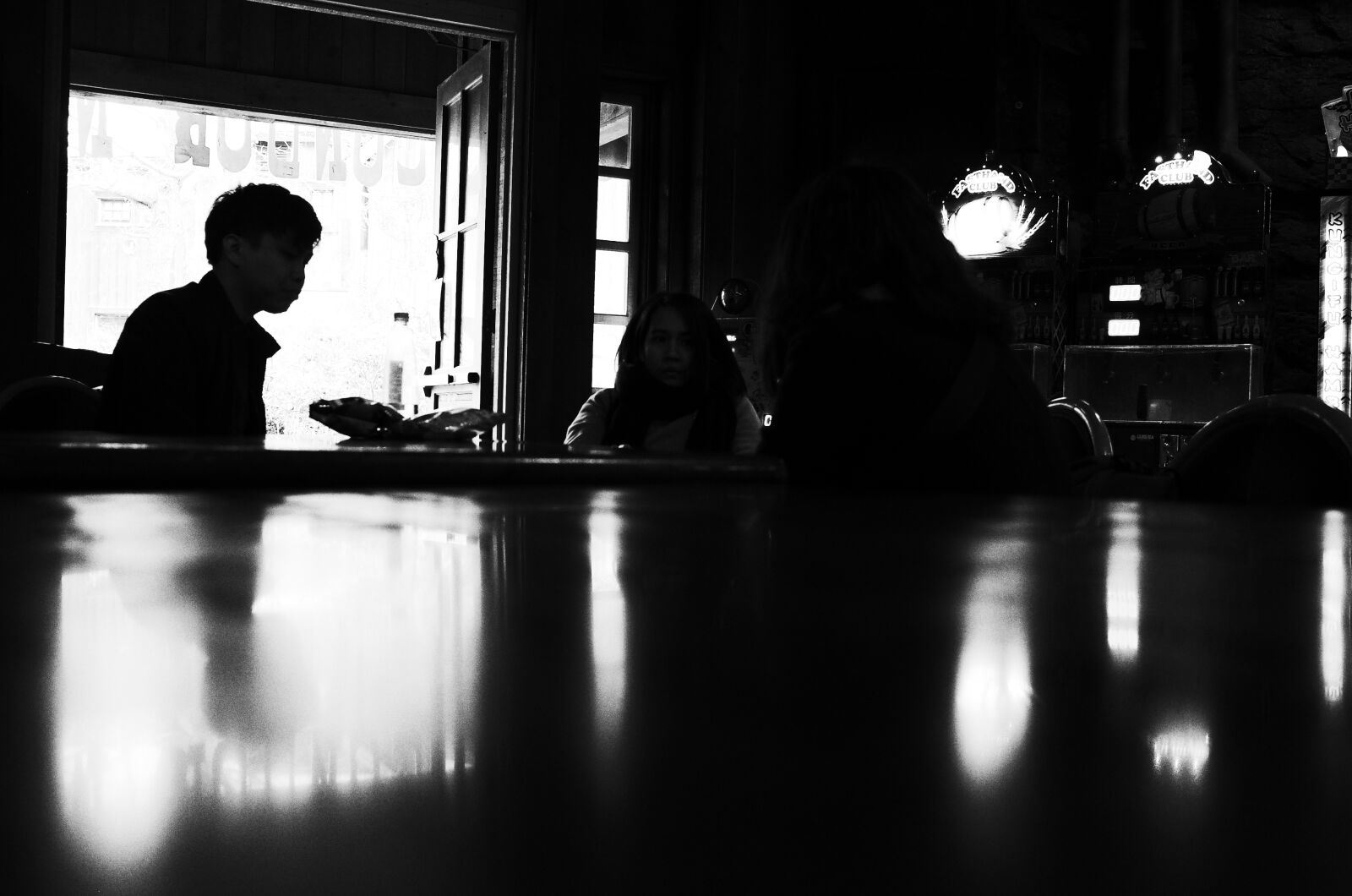Ricoh GR + GR Lens sample photo. Black, and, white, darkness photography