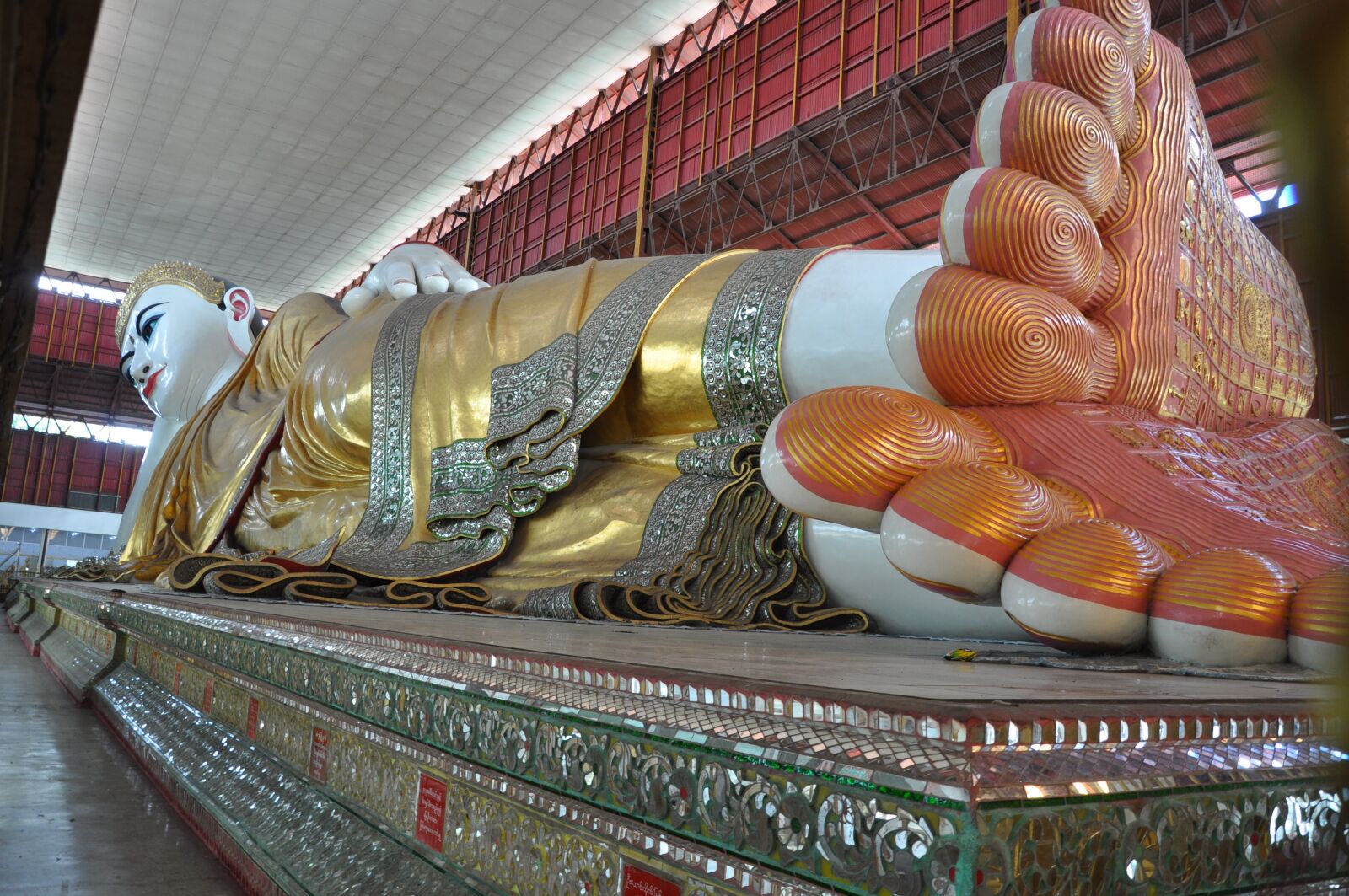 Nikon D90 sample photo. Buddha, lying, rangoon photography