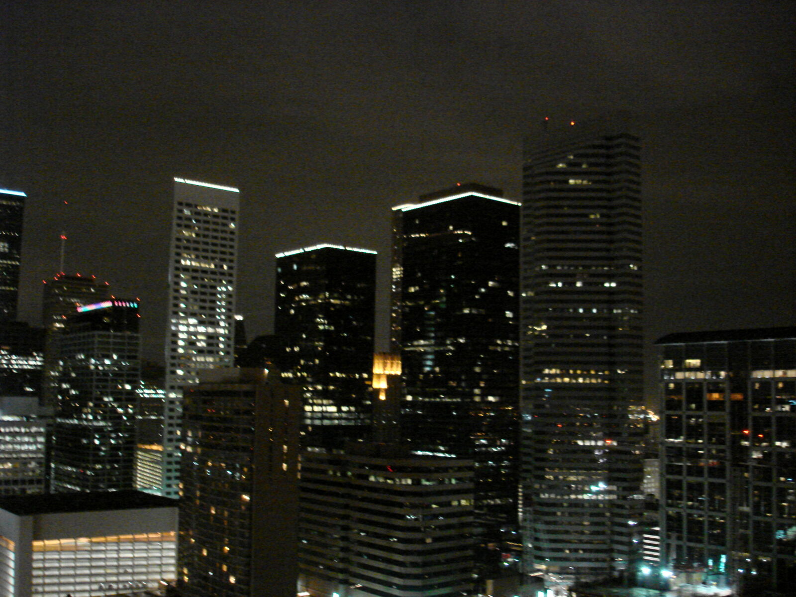 Sony DSC-W100 sample photo. Houston, skyline photography