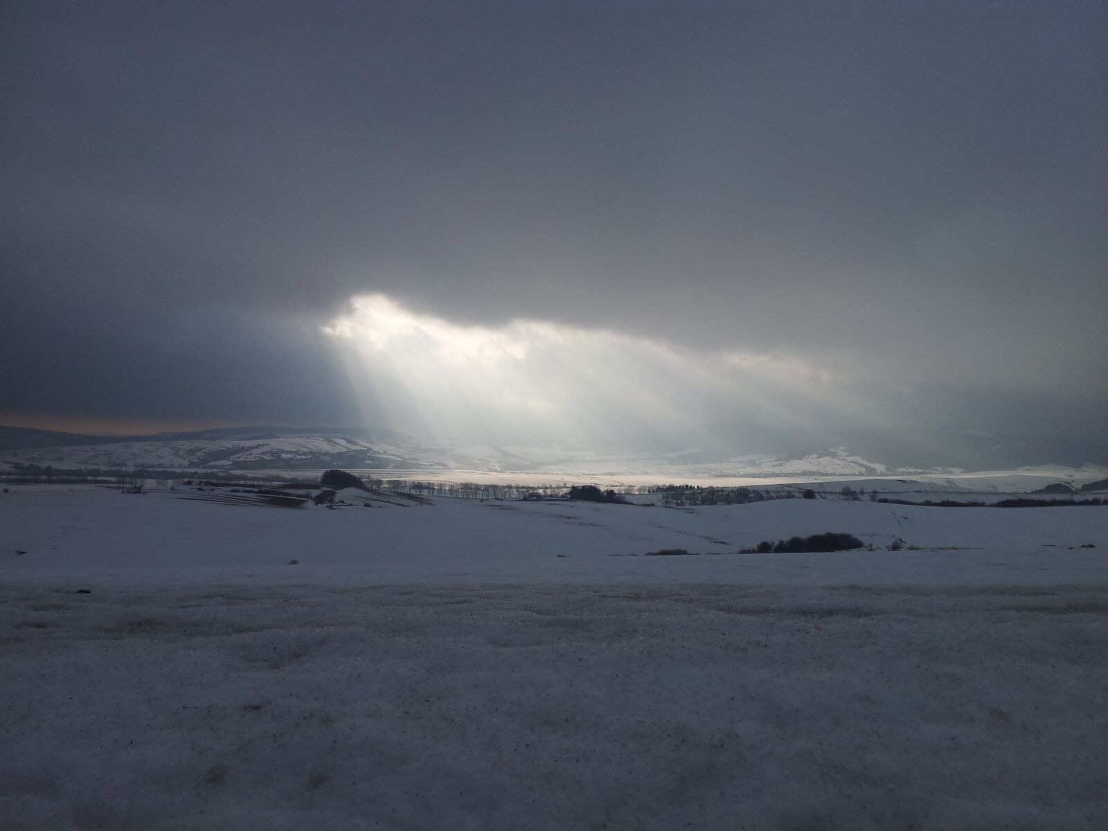 Samsung Galaxy S2 sample photo. Clouds, the sky, winter photography